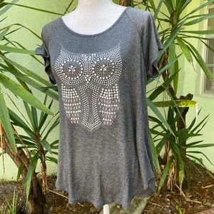 Owl Studded Tshirt